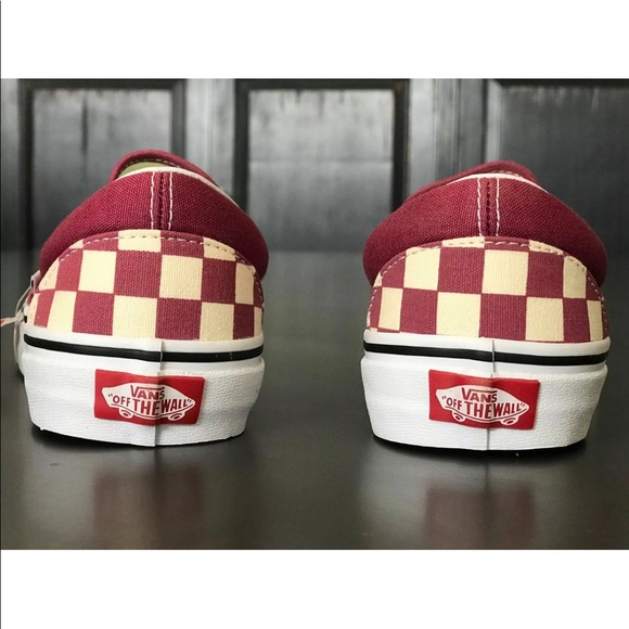 Vans Women’s Classic Slip-On Checkerboard Dry Rose - Picture 4 of 8